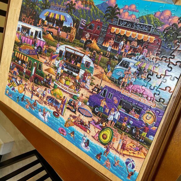 Buffalo Games - Hawaiian Food Truck Festival - 300 Piece Puzzle - Picture 2 of 5